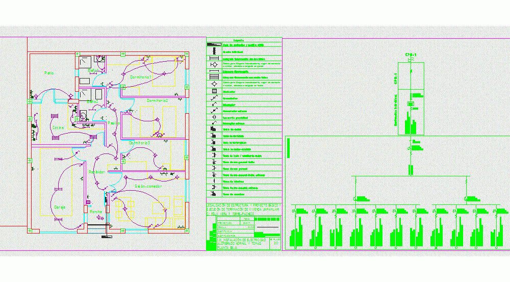 Electrical Installation Family DWG Block for AutoCAD • Designs CAD