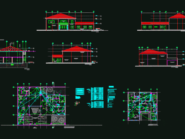 Проект школы dwg