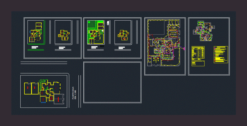 Electrical Installations DWG Block for AutoCAD