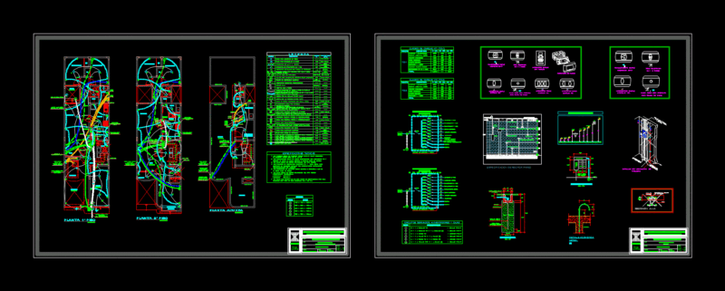 Electrical Installations DWG Block for AutoCAD
