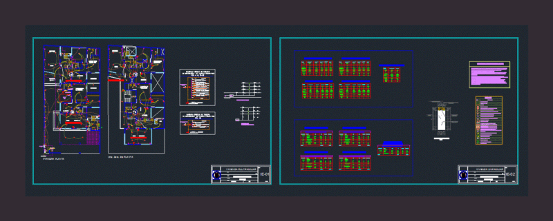Electrical Installations DWG Block for AutoCAD