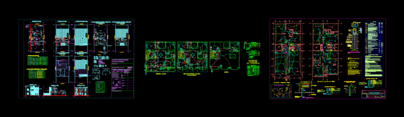 Electrical Installations DWG Block for AutoCAD