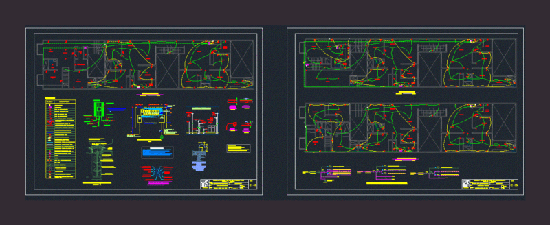 Electrical Installations DWG Detail for AutoCAD