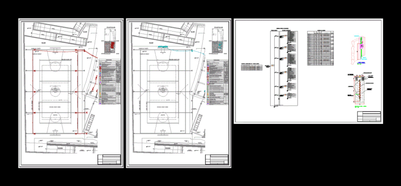Electrical Installations DWG Detail for AutoCAD