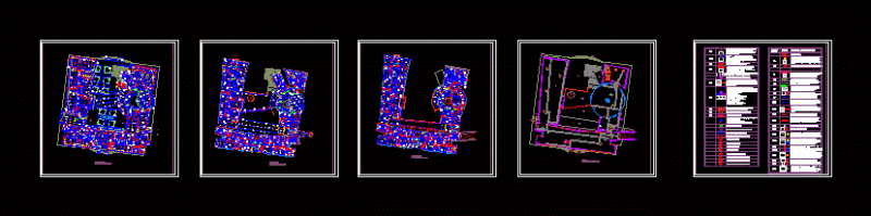 Electrical Lighting DWG Block for AutoCAD