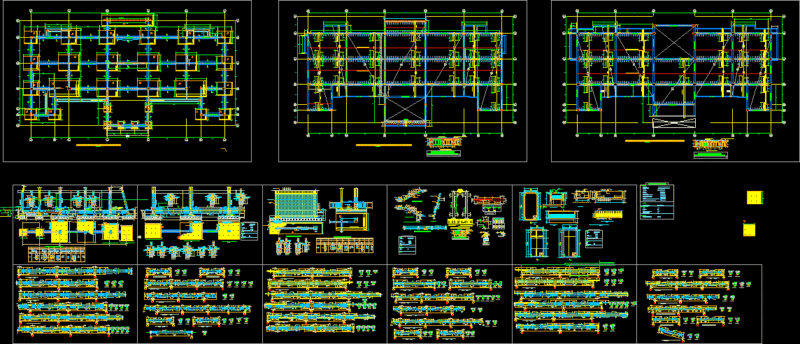 Electrical Mechanics Hall DWG Plan for AutoCAD