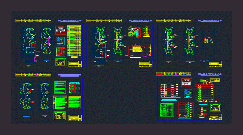 Electrical Multifamiliar DWG Detail for AutoCAD
