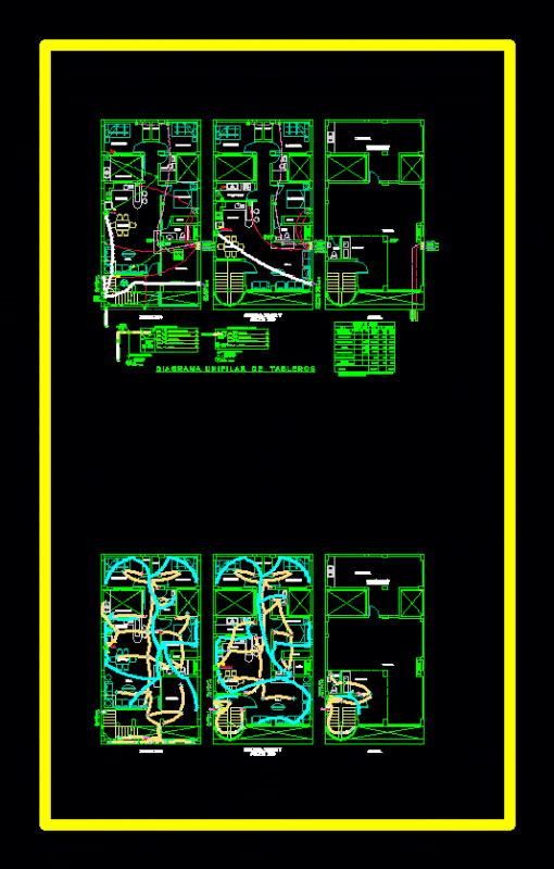 Electrical Multifamily DWG Block for AutoCAD