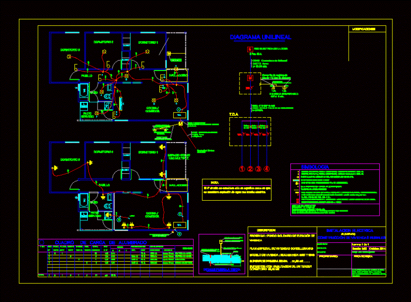 Electrical Plane Housing DWG Block for AutoCAD