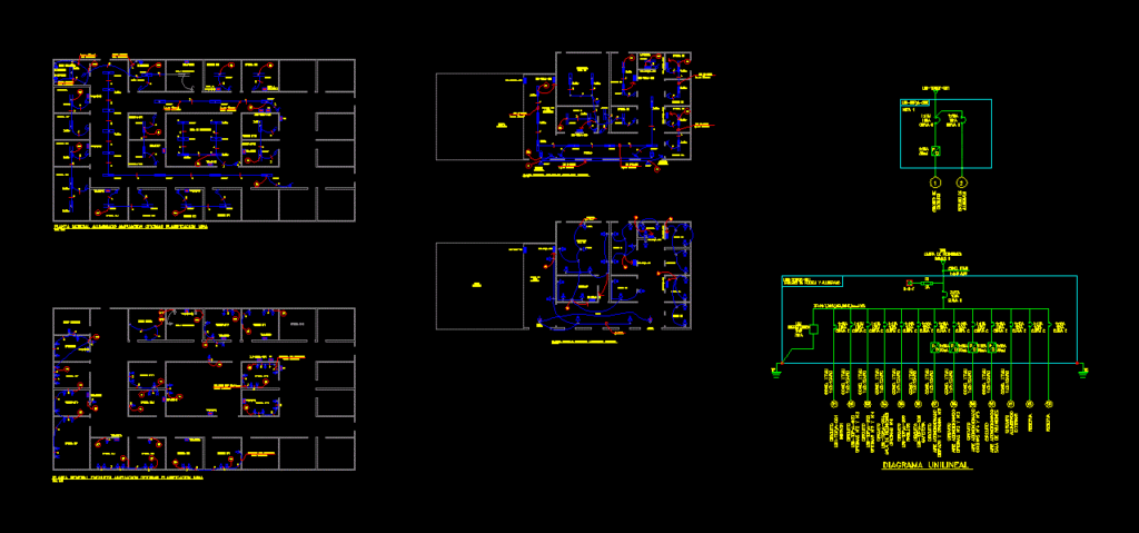 Electrical Project Plans DWG Full Project for AutoCAD