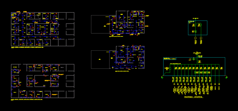 Electrical Project Plans DWG Full Project for AutoCAD
