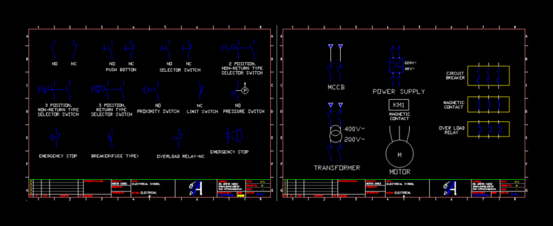 Electrical Symbol DWG Block for AutoCAD