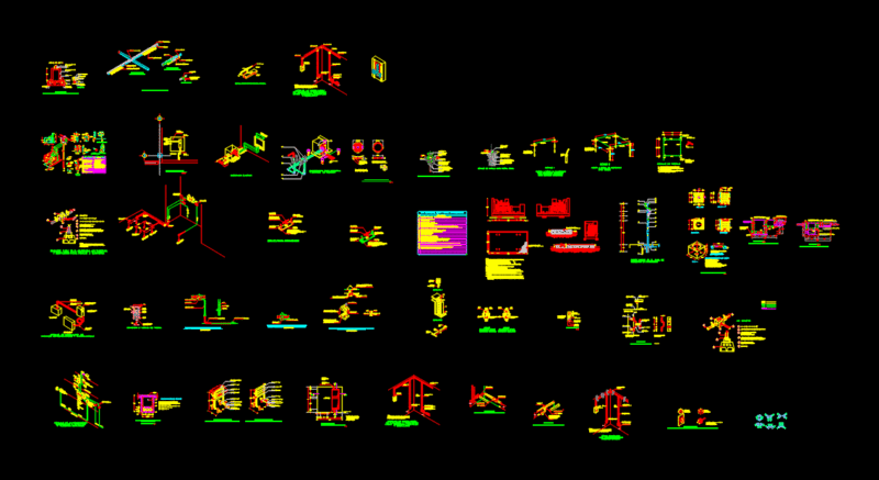 Electrical Wiring Details Compilation DWG Detail for AutoCAD