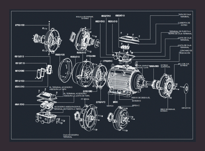 Electropump DWG Block for AutoCAD