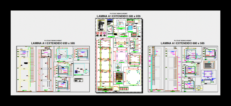 Elevated Tank 13 M3 DWG Section for AutoCAD