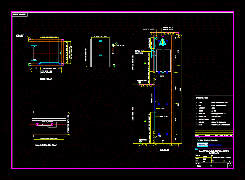Elevator DWG Block for AutoCAD • Designs CAD