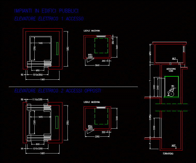 Elevator DWG Detail for AutoCAD • Designs CAD