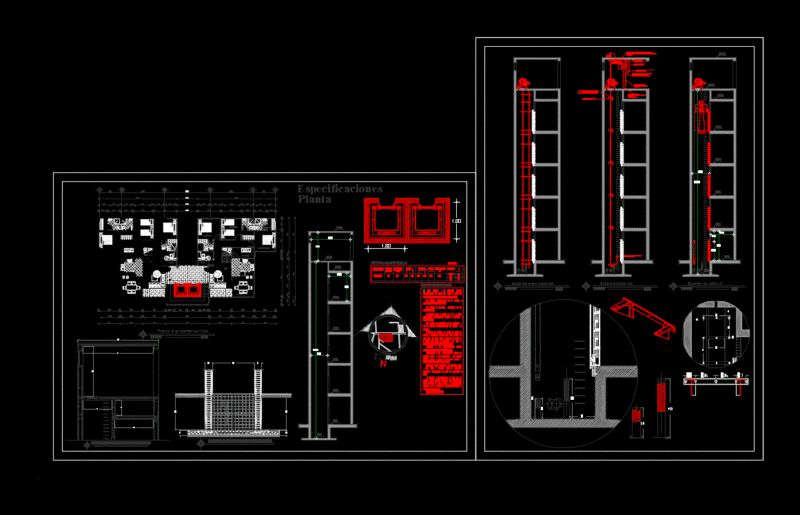 Elevator System DWG Detail for AutoCAD