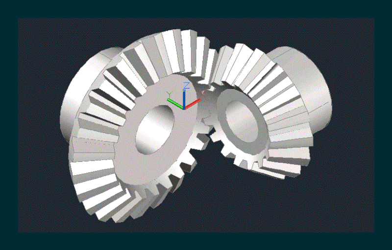 Elicoidal Pinion DWG Block for AutoCAD