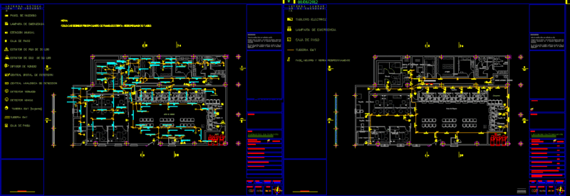 Emergency Light DWG Detail for AutoCAD