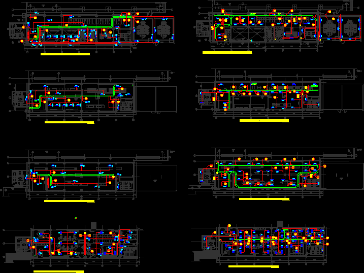 Emergency Lighting In A Coal Field DWG Block for AutoCAD • Designs CAD
