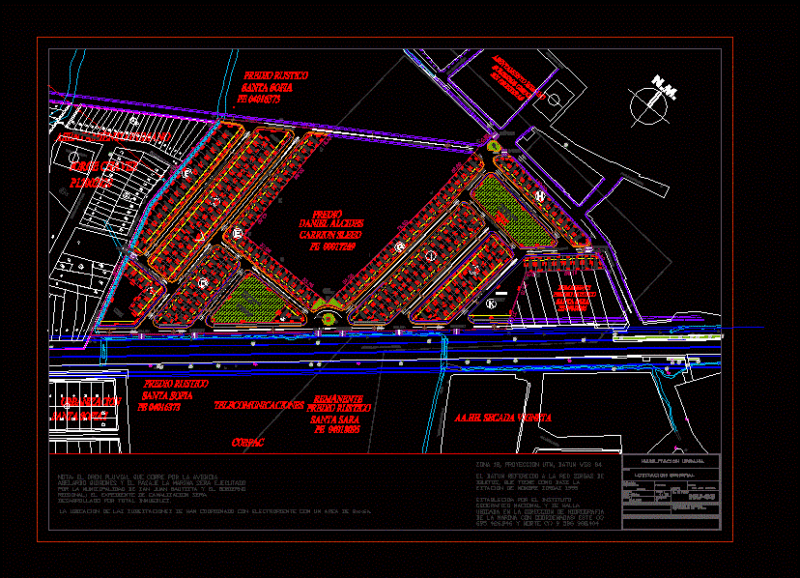 Enabling Urban 5ha DWG Block for AutoCAD