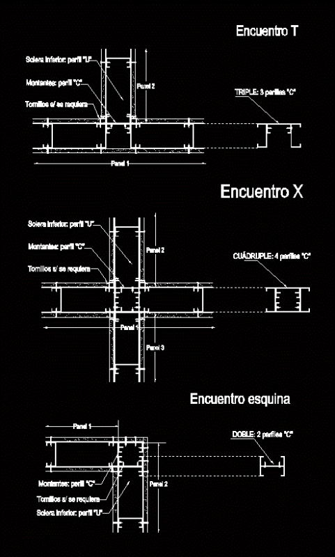 Encounters – Steel Frame DWG Detail for AutoCAD
