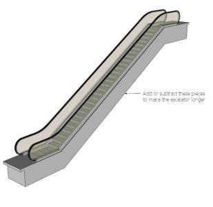 Escalator 3D SKP Model for SketchUp