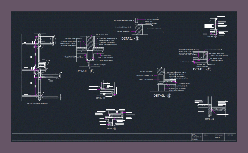 Estrcuturales Meetings In Building DWG Detail for AutoCAD