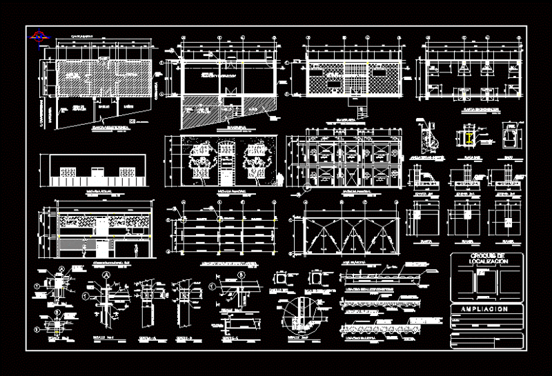 Expansion Construction Details Houses – DWG Detail for AutoCAD