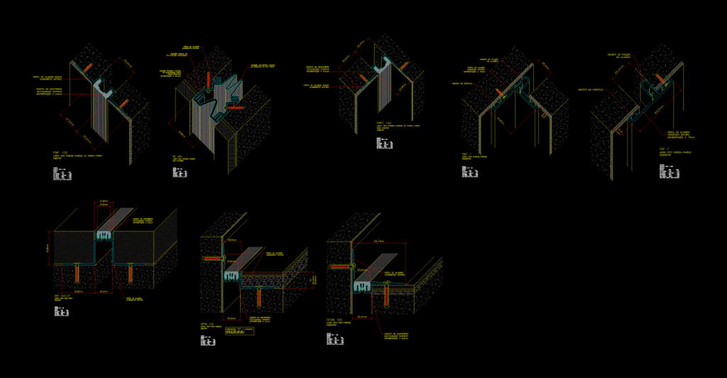 Expansion Joints DWG Detail for AutoCAD