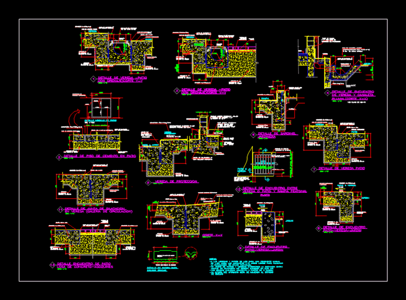 External Details DWG Detail for AutoCAD