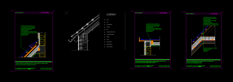 Extreme Pitched Roofs DWG Detail for AutoCAD