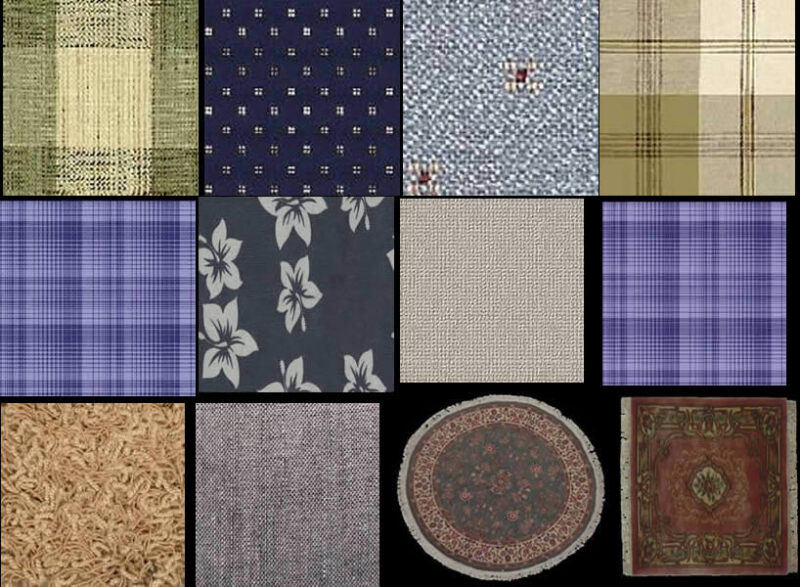 Fabrics For Textures 3D BMP Model Graphics