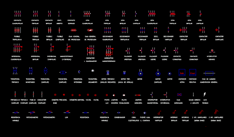 Facilities DWG Block for AutoCAD