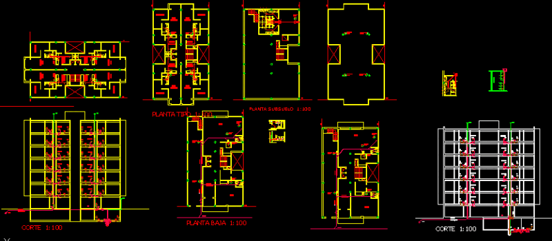 Facilities In A Building DWG Block for AutoCAD