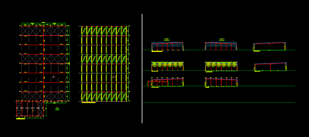 Factory Plane Print DWG Detail for AutoCAD