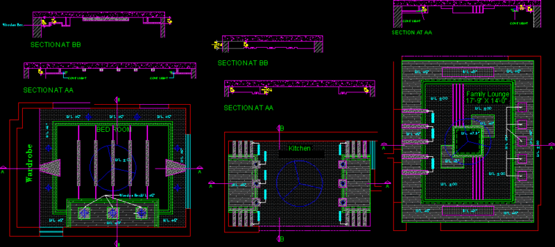 False Ceiling Details DWG Detail for AutoCAD