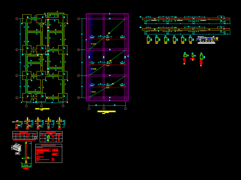 Family Housing Structures DWG Detail for AutoCAD