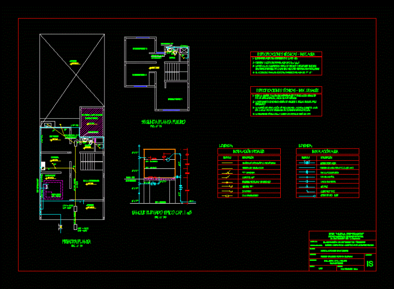 Family Sanitary Facilities DWG Block for AutoCAD