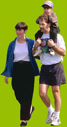 Family Walking 2D BMP Graphics Graphics