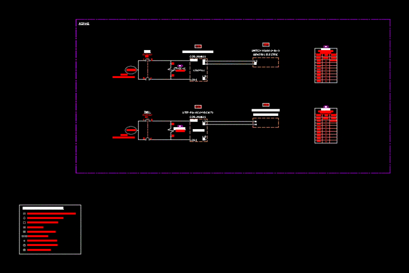 Feeding Switch DWG Block for AutoCAD