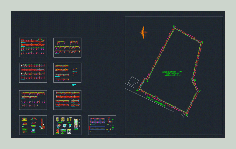 Fence Jaruni DWG Detail for AutoCAD