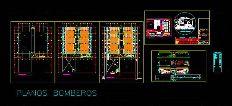 Film Evacuation DWG Plan for AutoCAD