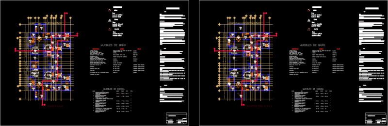 Finishes Plans DWG Plan for AutoCAD