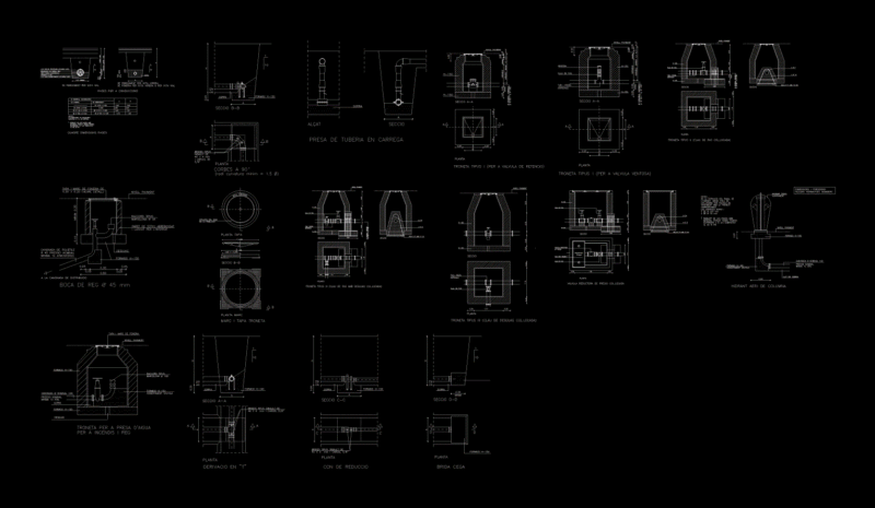 Fire – Fighting DWG Plan for AutoCAD