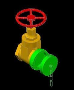 Fire Fighting 3D DWG Model for AutoCAD
