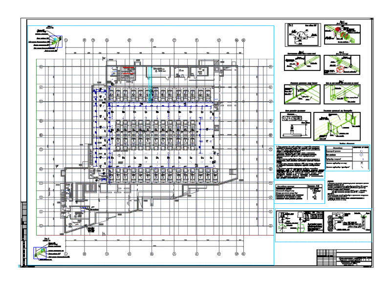 Fire Protection 3D DWG Model for AutoCAD