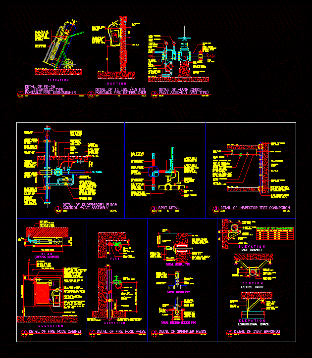 Fire Protection Detail DWG Detail for AutoCAD • Designs CAD