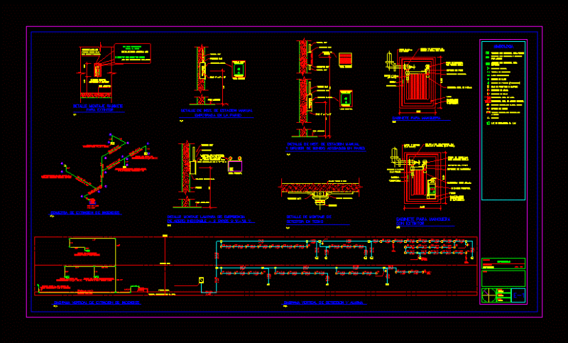Fire Protection DWG Detail for AutoCAD